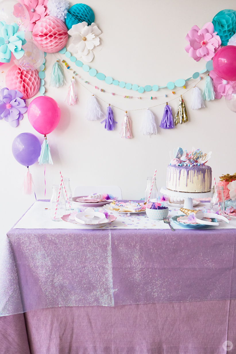 Unicorn party ideas: Start with lots of sparkle - Think.Make.Share.