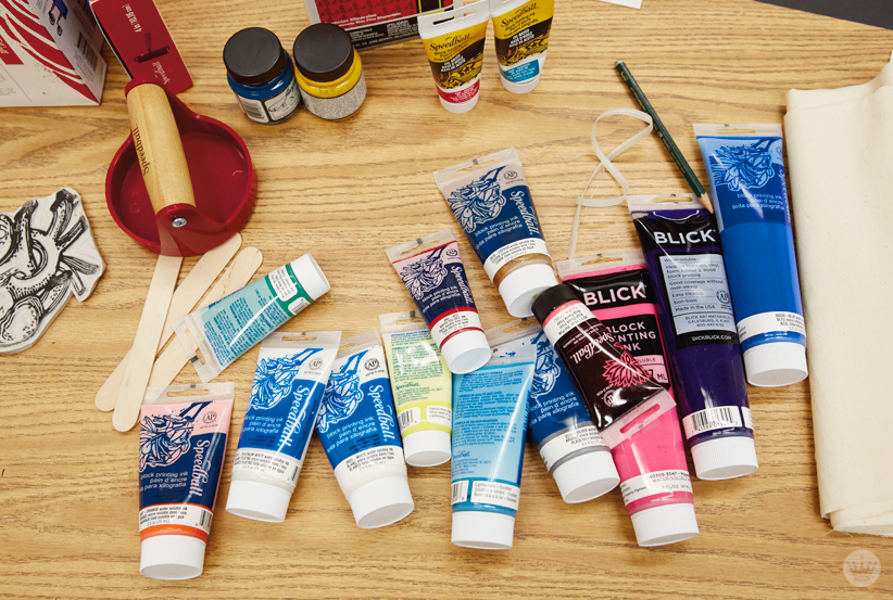 Block printing basics How to create patterns Think.Make.Share.